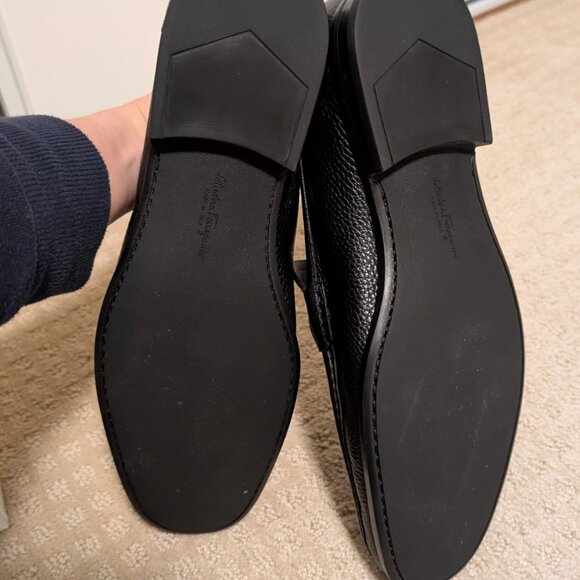 Salvatore ferragamo grandioso loafers. Black. Size 12D main image 6